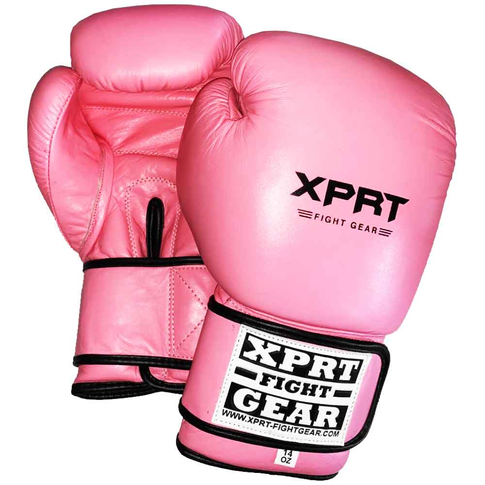 Kinder Bokshandschoenen XPRT Top Gloves roze leer