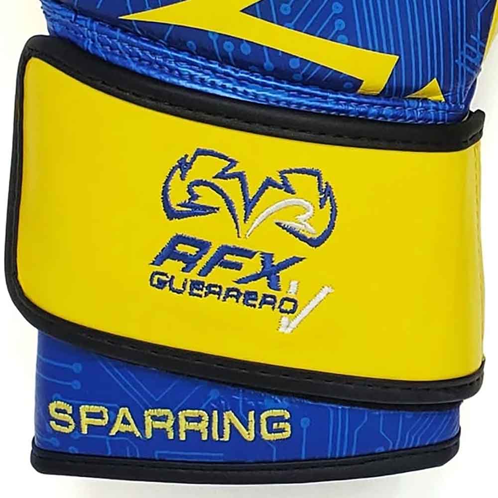 Bokshandschoenen Rival RFX Guerrero V Sparring Blue Yellow (P4P edition)